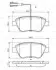 Комплект гальмівних колодок BOSCH 0 986 495 378 (фото 1)