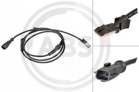 Датчик ABS задн. Kangoo 17- A.B.S. A.B.S. 31606
