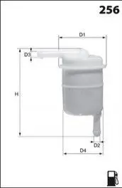 Топливный фильтр MECAFILTER ELE3581