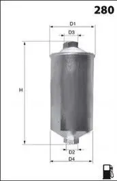 Паливний фільтр MECAFILTER ELE6012