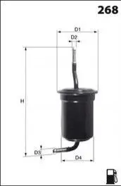Топливный фильтр MECAFILTER ELE6032