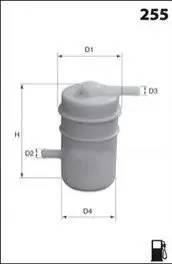 Паливний фільтр MECAFILTER ELE6037