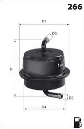 Паливний фільтр MECAFILTER ELE6038