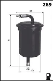 Топливный фильтр MECAFILTER ELE6124