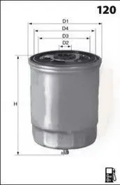 Паливний фільтр MECAFILTER ELG5253