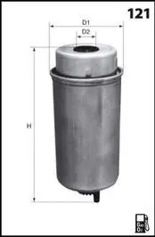 Паливний фільтр MECAFILTER ELG5443