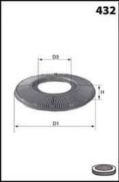 Повітряний фільтр MECAFILTER EL3773