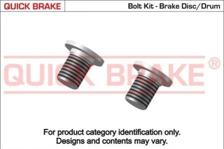 Болт, диск тормозного механизма QUICK BRAKE 11662K (фото 1)