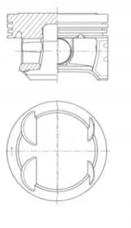 Поршень KS KOLBENSCHMIDT 41006600