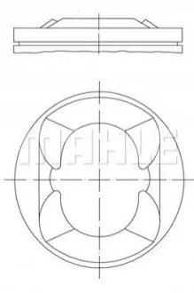Поршень MAHLE MAHLE / KNECHT 081PI00110000