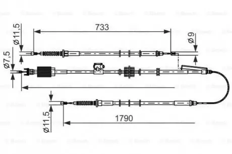 Автозапчастина BOSCH 1987482803