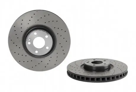 Гальмівний диск двосекційний BREMBO 09D52413