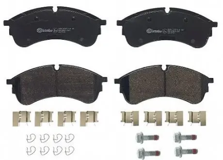 Гальмівні колодки дискові P85 168 BREMBO P85168 (фото 1)
