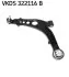 Wahacz FIAT, LANCIA IDEA, MUSA (350_), YPSILON (843_) SKF VKDS 322116 B VKDS 322116 B