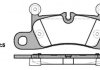 Гальмівні колодки зад. Touareg/Cayenne 10> WOKING P12793.10
