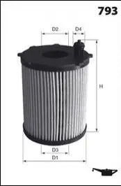 Автозапчастина MECAFILTER ELH4326z
