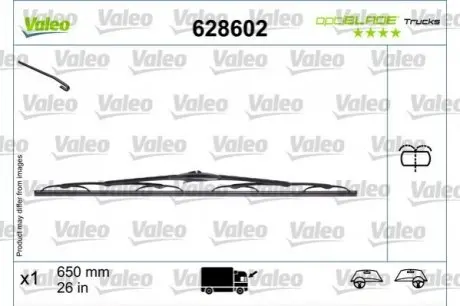 Склоочисник Valeo 628602