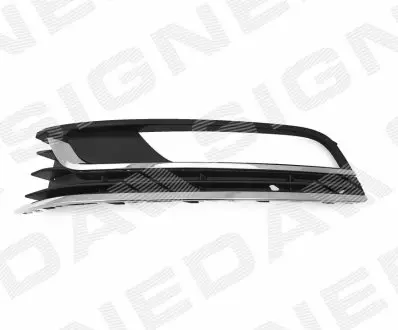 Накладка ПТФ PASSAT B7 11-14 LH с 1-м хром молдингом Signeda PVW99061CBL