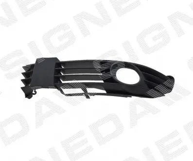 РЕШЕТКА ПЕРЕДНЕГО БАМПЕРА ЛЕВАЯ С ОТВ VW PASSAT B5 Signeda PVW99024CBLI (фото 1)