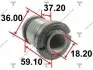 Сайлентблок важеля AAMTO1032 TENACITY