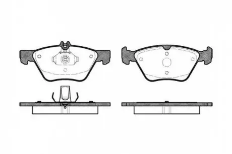 Гальмівні колодки перед W202/210 (ATE)/211 4Matic WOKING P7013.00