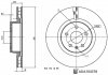 Диск гальмівний передній Tesla Model S 12- BLUE PRINT ADA104378 (фото 4)