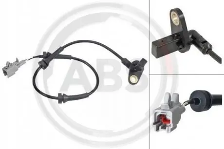 Датчик ABS заднiй, правий ABS A.B.S. 31637