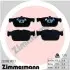 Тормозные колодки дисковые передние ZIMMERMANN 220981701 22098.170.1