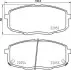 Тормозные колодки дисковые BREMBO P30099