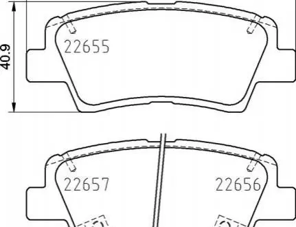 Гальмівні колодки дискові P30 103 BREMBO P30103
