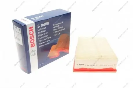 ВСТАВКА ПОВІТРЯН. ФІЛЬТРА F 026 400 489 BOSCH F026400489