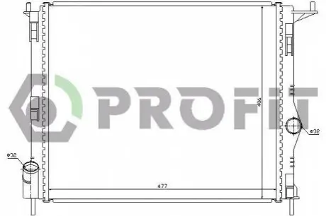 Радиатор охлаждения PROFIT PR 6037N6