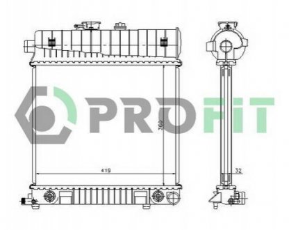 Радиатор охлаждения PROFIT PR 3528A1