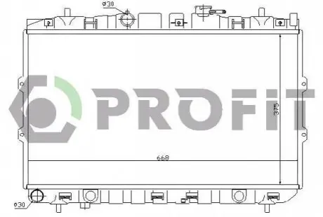 Радіатор охолоджування PROFIT PR 2910A9
