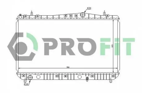 Радиатор охлаждения PROFIT PR 1110A1