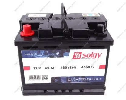 Стартерна батарея (акумулятор) SOLGY 406012