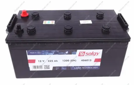 Стартерна батарея (акумулятор) SOLGY 406015