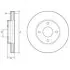 Тормозной диск DELPHI BG4953C