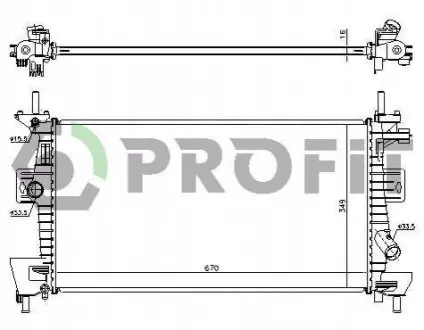 Радиатор охлаждения PROFIT PR 2563A5