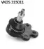 SKF OPEL Шаровая опора лев./прав.Antara,Chevrolet Captiva 06- VKDS 315011 SKF VKDS 315011