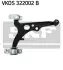 SKF ALFA ROMEO Рычаг нижн.прав.155 95-  (конус17мм) VKDS 322002 B SKF VKDS 322002 B