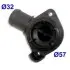 Фланець системи охолодження Skoda Fabia I-II/VW Polo IV-V 1.4 99-14 MEAT & DORIA 93151