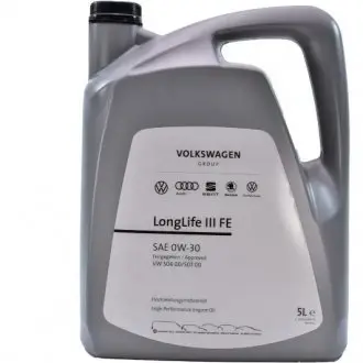 Олива моторна LongLife III FE 0W-30 (5 л) VAG GS55545M4