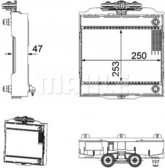 Радиатор MAHLE CR 923 000P MAHLE / KNECHT CR923000P