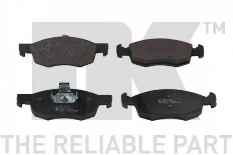 Тормозные колодки дисковые перед. (L 150.2mm) Fiat Doblo 1,2-1,9JTD 01- NK 222376