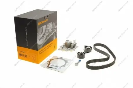 Комплект ГРМ, пас+ролик+помпа CT 1140 WP2 Contitech CT1140WP2