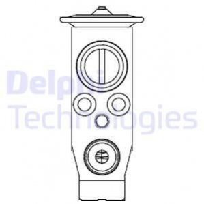 Клапан кондиціонера розширювальний Delphi CB1003V