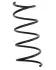 Пружина передня L=433mm W203 00- DB ASAM 75909 75909