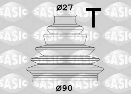 Комплект пильовика, приводний вал SASIC 1906112