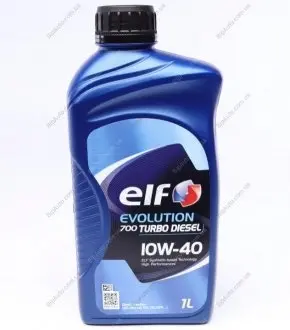Моторна олива Evolution 700 Turbo Diesel 10W40 / 1л. / (ACEA A3/B4, API SL/CF) ELF 214126